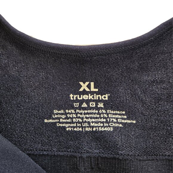 NEW Black Truekind® Everyday Throw-on Wireless Bralette XL - Picture 3 of 4